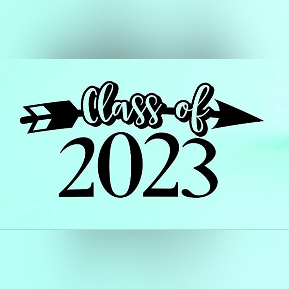 Class of 2023 graduate window decal